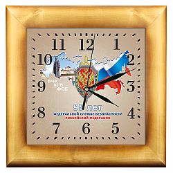 Фото настенные часы с символикой 95 лет ФСБ России