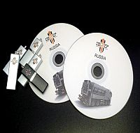Фото УФ печать на USB носителях и дисках